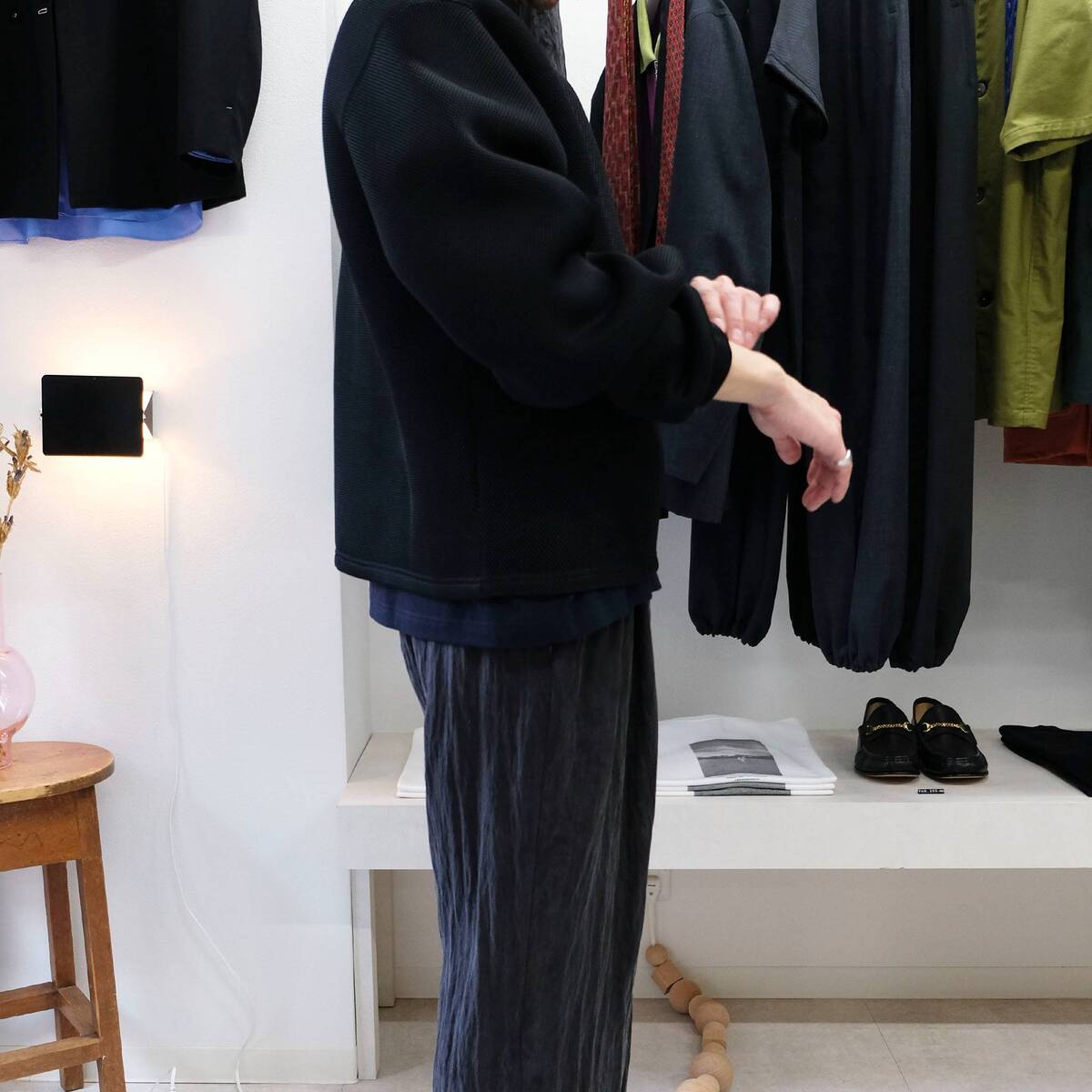 ARTE ANTWERP "MESH SWEAT SHIRT" メッシュ クルーネックスウェット - 画像3枚目