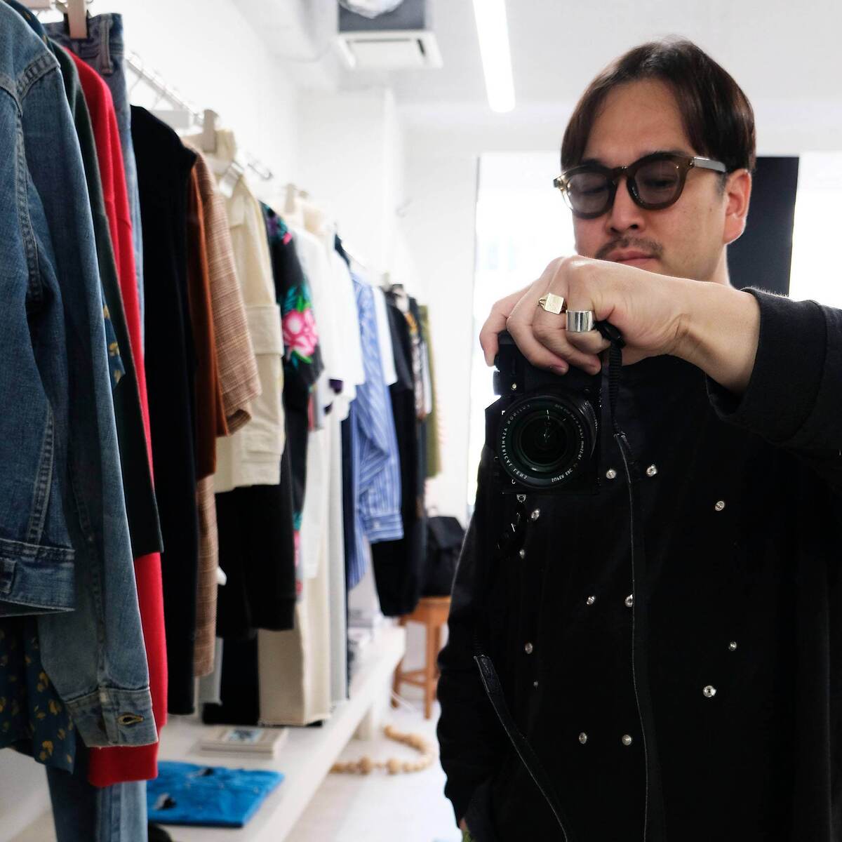 RANDY "WALKING" クリアフレーム カラーサングラス 4