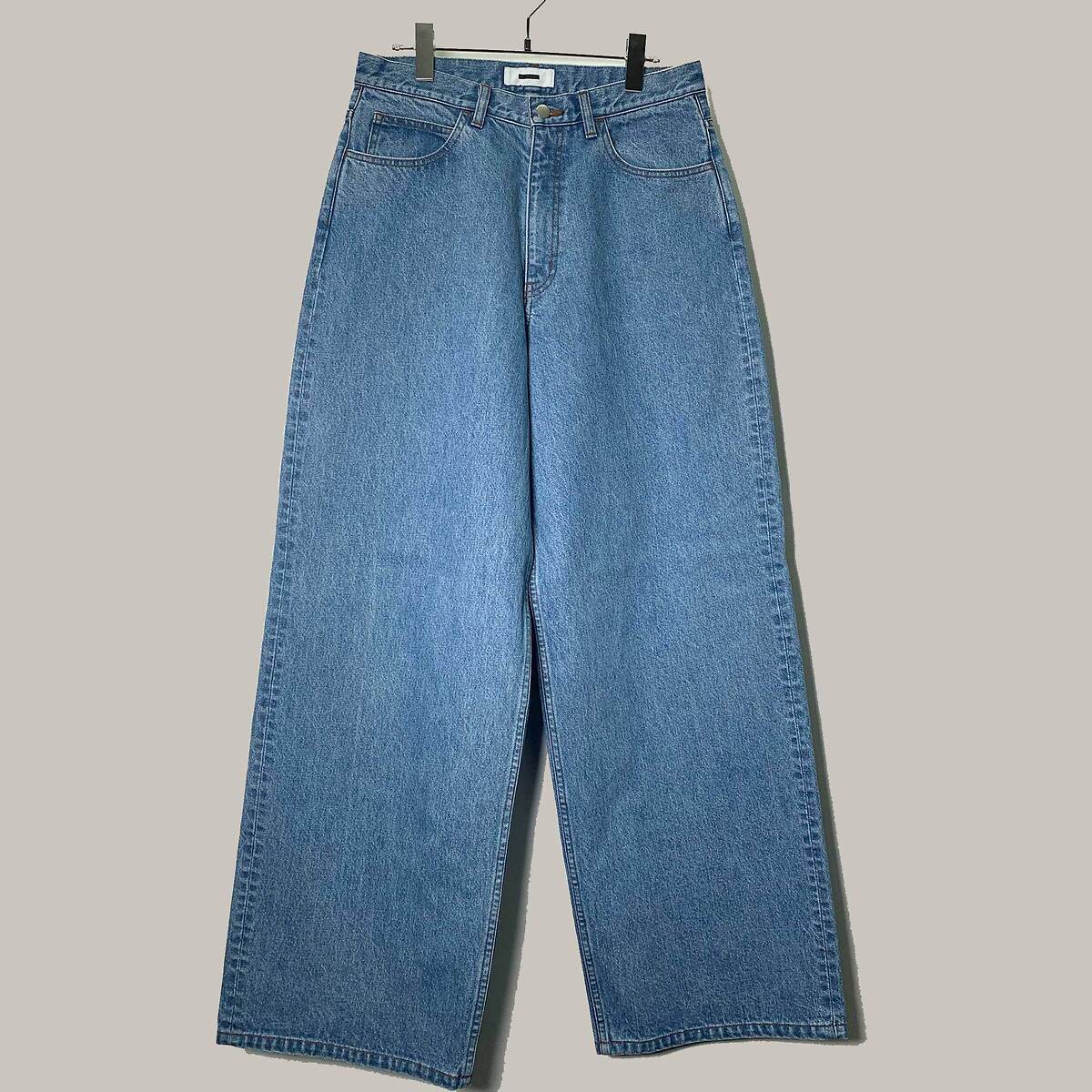 REVERBERATE】GRID DENIM PANTS - BUGGY
