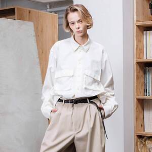 VOAAOV "COTTON TWILL WORK SHIRT" コットンツイル ワークシャツジャケット - 画像1枚目