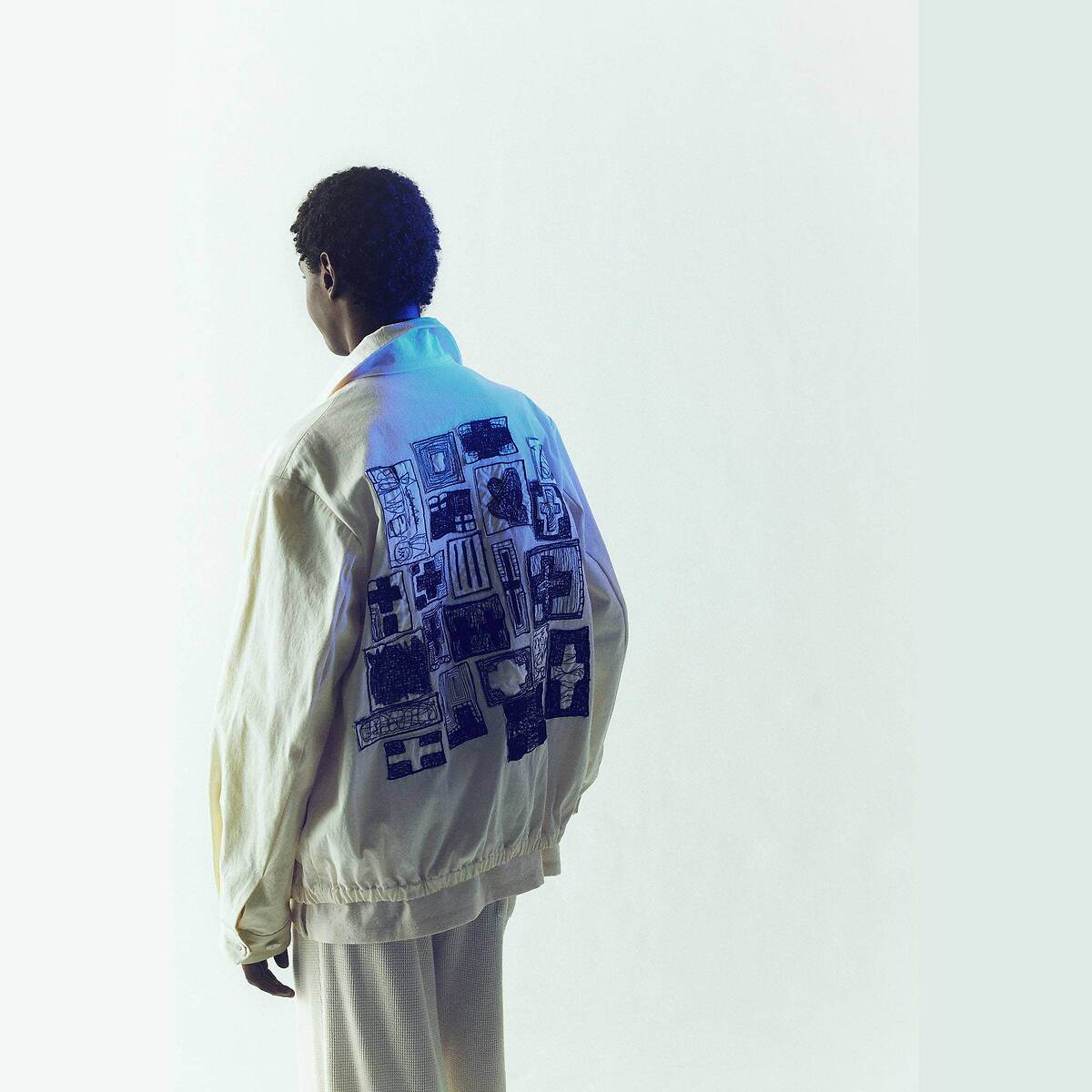 SABY "BOY SCOUT BLOUSON - Needle Work by Ogawa Tomoko -" オガワ トモコ ニードルワーク ジャケット