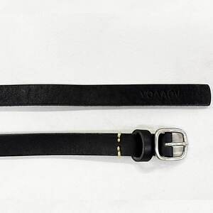VOAAOV "LEATHER BELT" ハンドメイド ナローレザーベルト - 画像1枚目