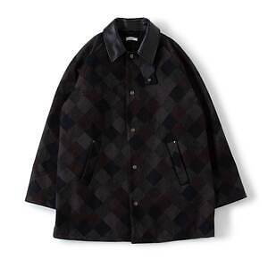 SABY "QUILTING COAT - Original Embroidery FAB -" キルティング ハーフコート - 画像1枚目