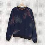 RANDY "BABBLING" アシンメトリー クルーネックスウェット 2