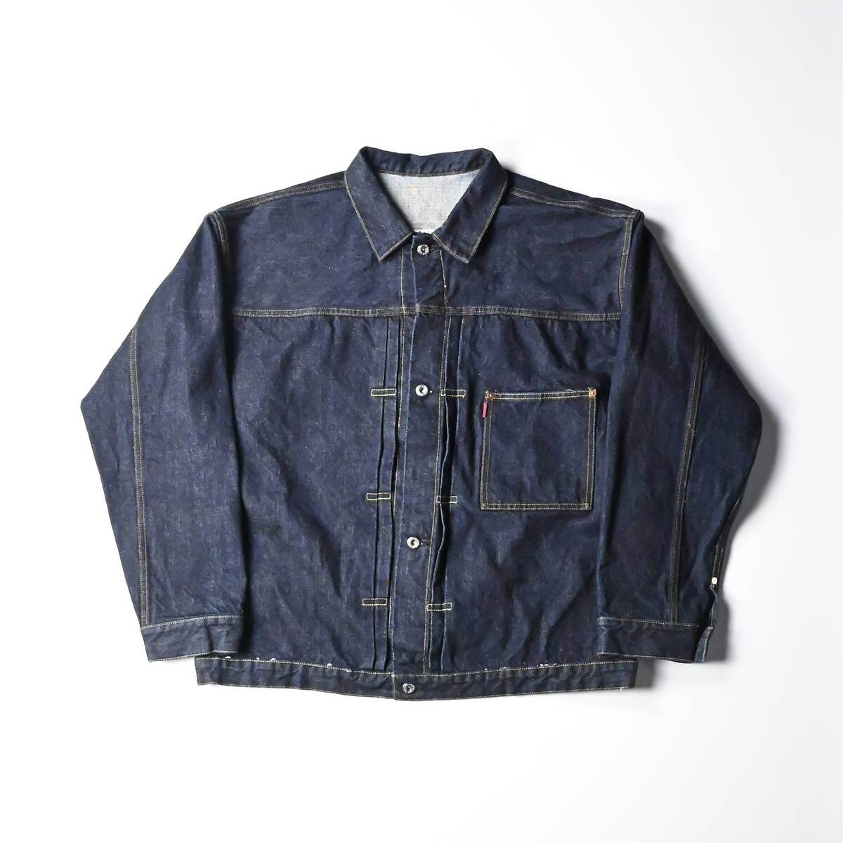 INTÉRIM(インテリム)  / WASH HEAVY KIBATA SHUTTLE HYPER BIG WWII "1ST" DENIM JACKET 1