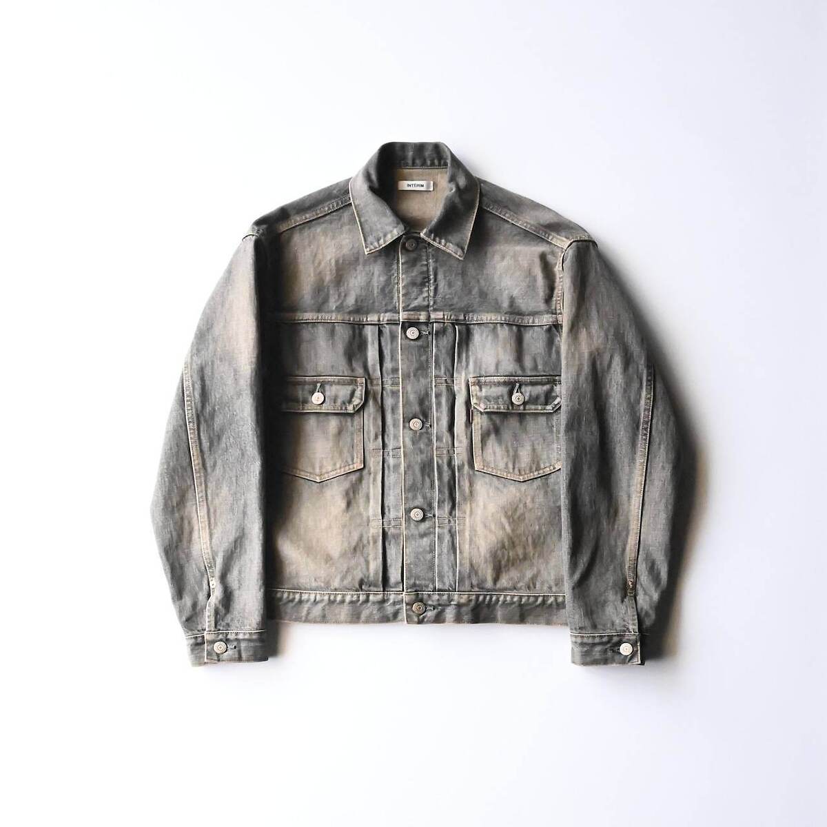 INTÉRIM(インテリム)  / SHABBY VINTAGE "2ND" SHUTTLE DENIM SIDE PANEL JACKET 1