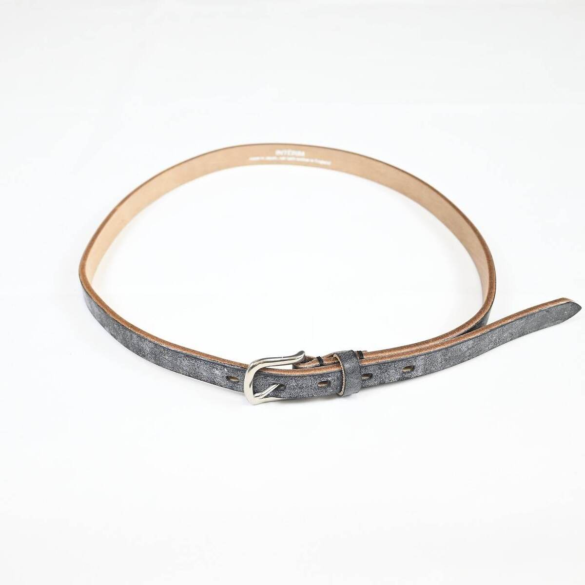 INTÉRIM(インテリム)  / 20mm OAK BARK LEATHER BELT 1