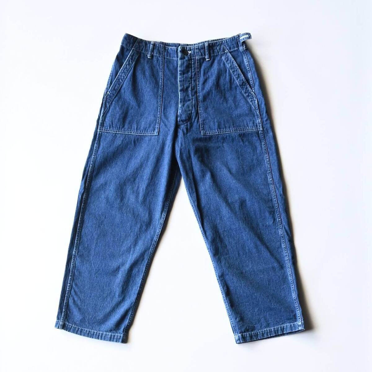 INTÉRIM (インテリム)/ USED SLUB YARN DENIM BAKER PANTS 1