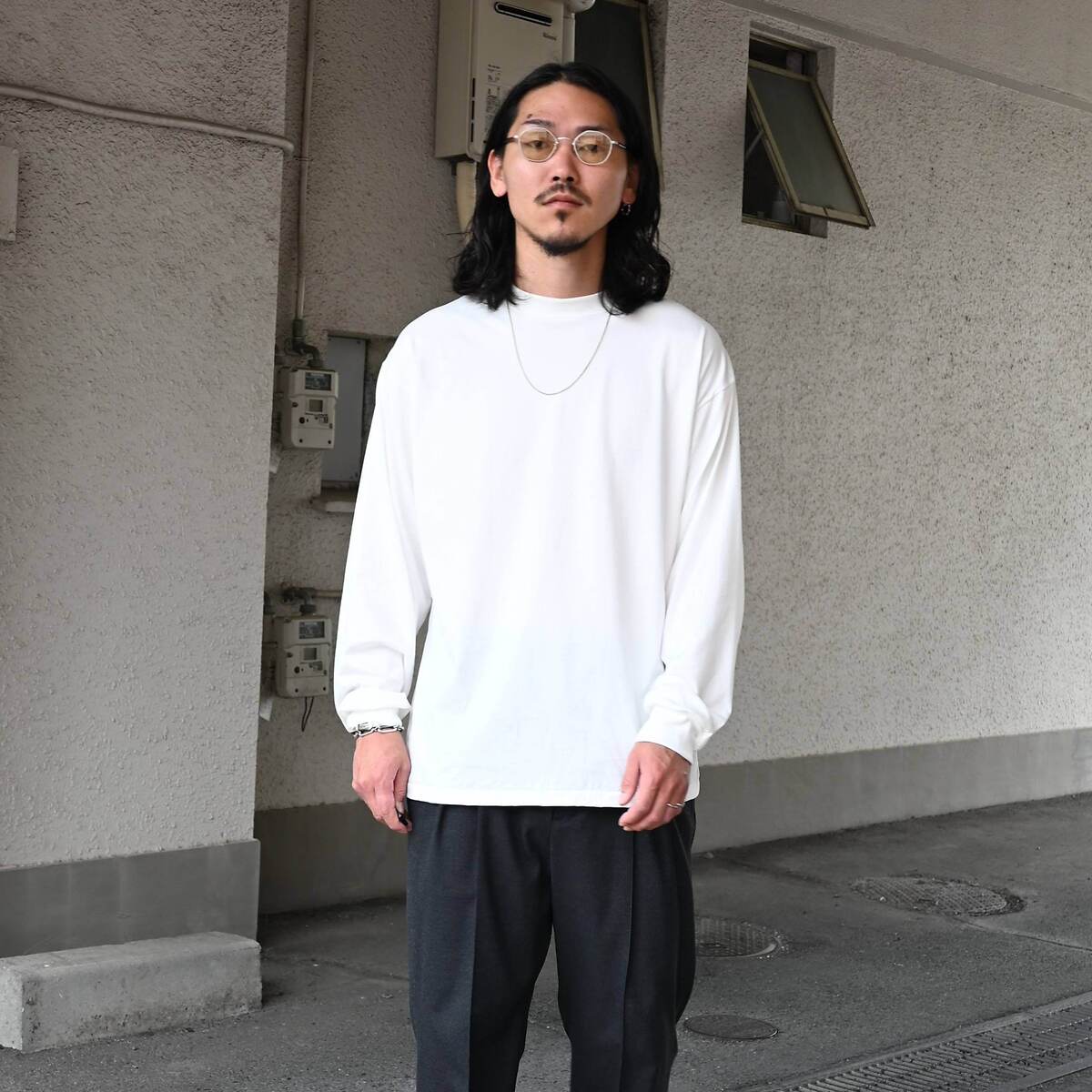 INTÉRIM / HIGH GAUGE SUVIN JERSEYE L/S TEE 1