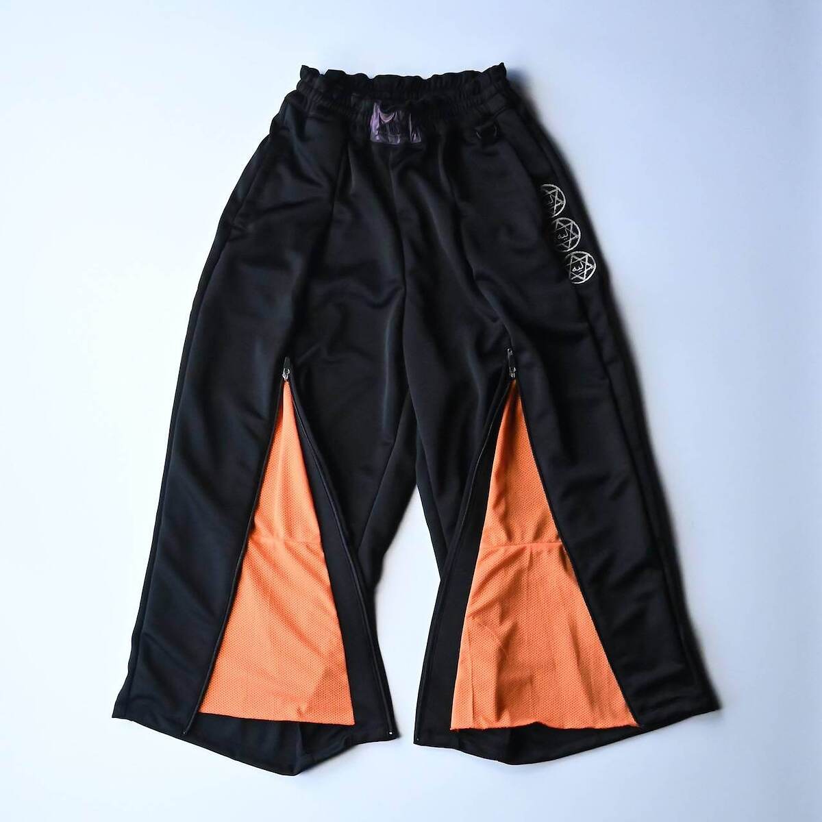 Zip Wide Track Pants 1