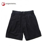 superNova. Wide Shorts Powder Snow Oxford -Black 1