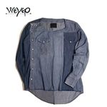 WEYEP Re Make Denim Western Shirt 1