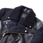 Enharmonic TAVERN Lithographic Leather Jacket 3