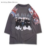 Working Class Heroes Remake Raglan Band Tee 1