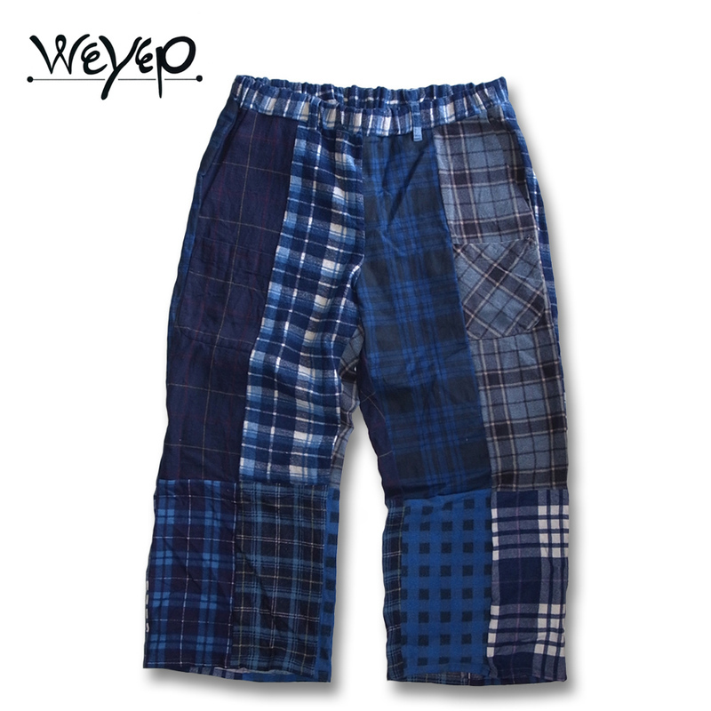 WEYEP Remake Cotton Nel Easy Wide Pants 1