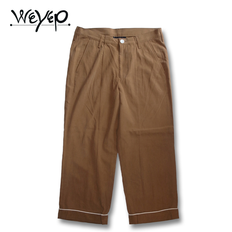 WEYEP 3/4 Length Piping Pants 1