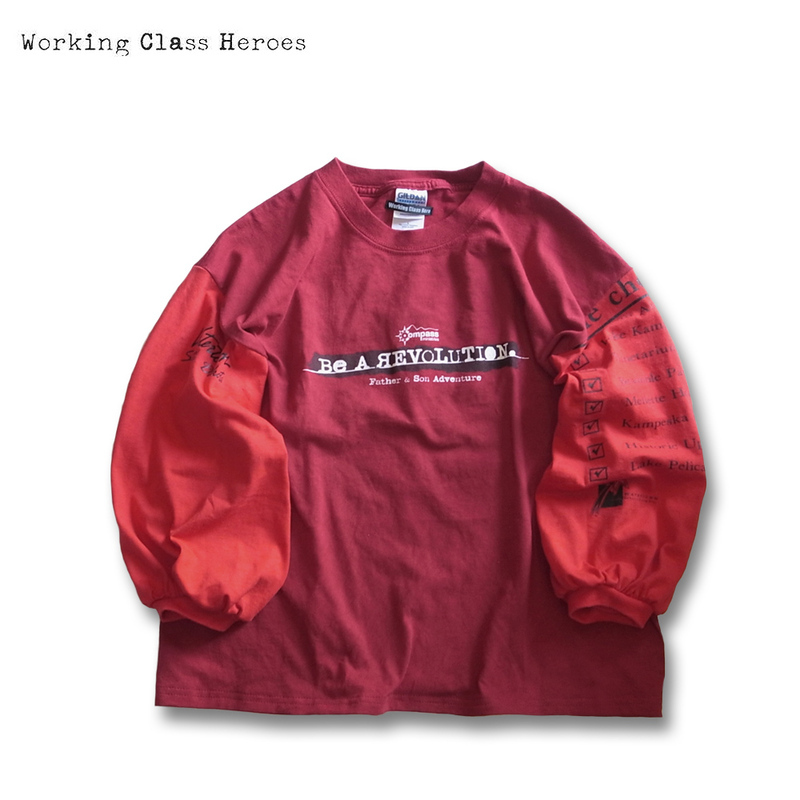 Working Class Heroes Remake Balloon Sleeve T-shirt -C 1