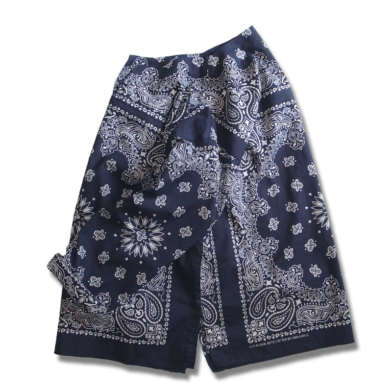 Working Class Heroes Bandana Key neck LS Doctor Shirt -Navy - 画像3枚目