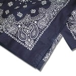 Working Class Heroes Bandana Key neck LS Doctor Shirt -Navy 5