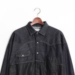 Enharmonic TAVERN Combination Denim Shirt -Indigo 3