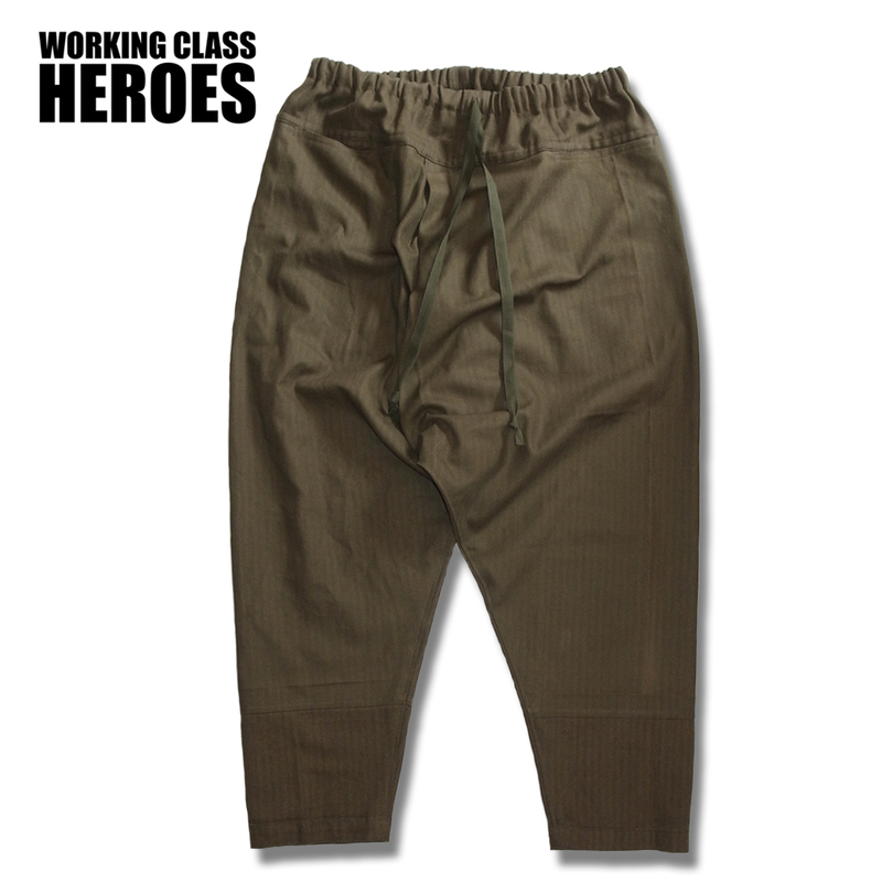 Working Class Heroes Bohemian Pants -Khaki - 画像1枚目