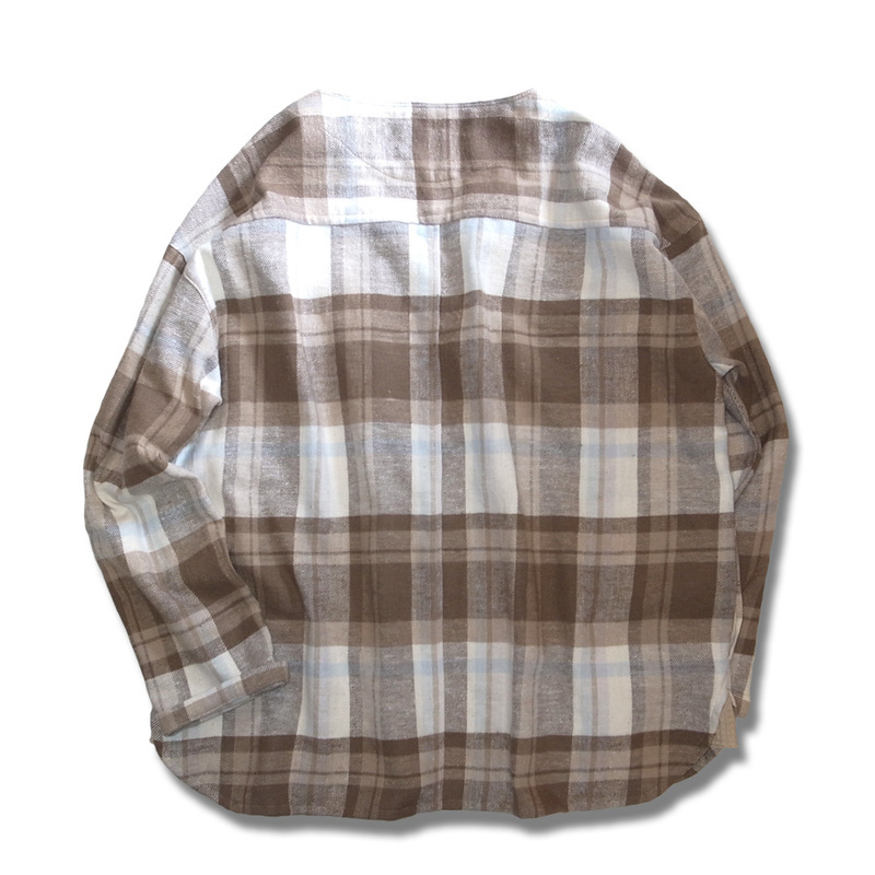 Working Class Heroes Bohemian Shirt -Brown - 画像2枚目