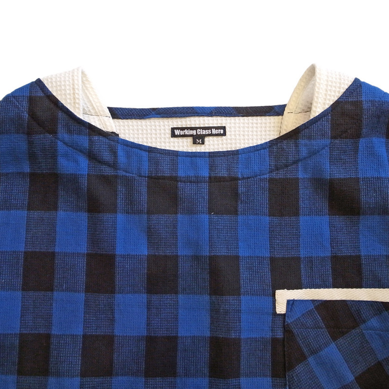 Working Class Heroes Busted Shirt -Blue - 画像3枚目