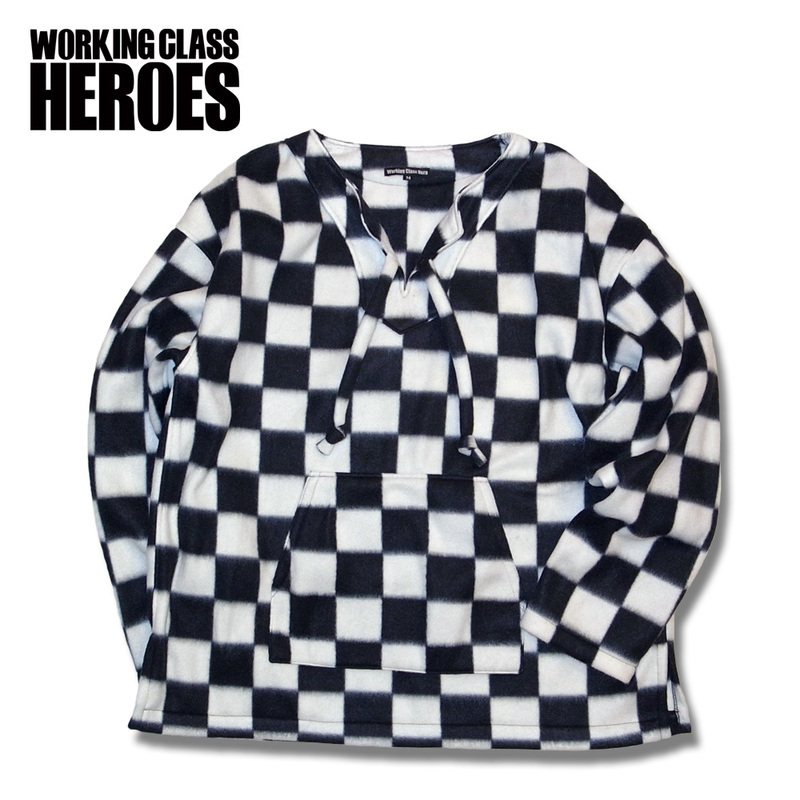 Working Class Heroes Polly Shirt -Checkered Flag - 画像1枚目