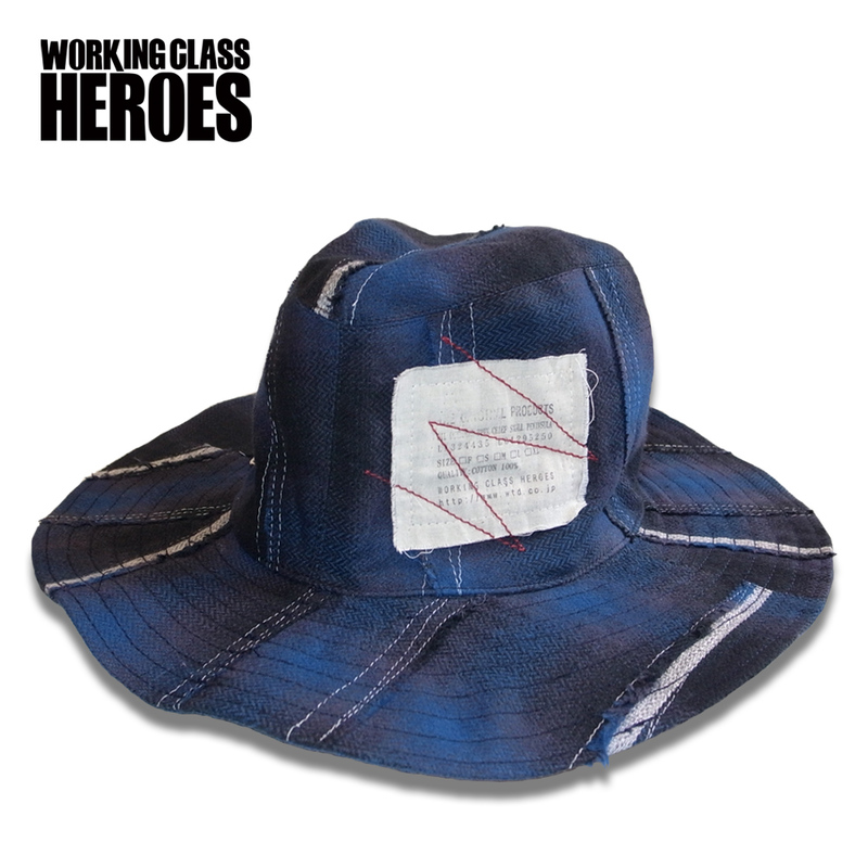 Working Class Heroes Bohemian Hat PW -Nel Blue - 画像1枚目