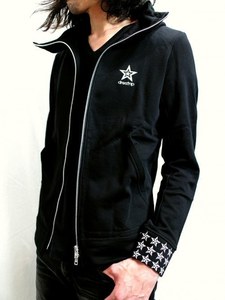 drestrip / コンパクトドライ裏毛フーディ F/Z(STAR embroidery)