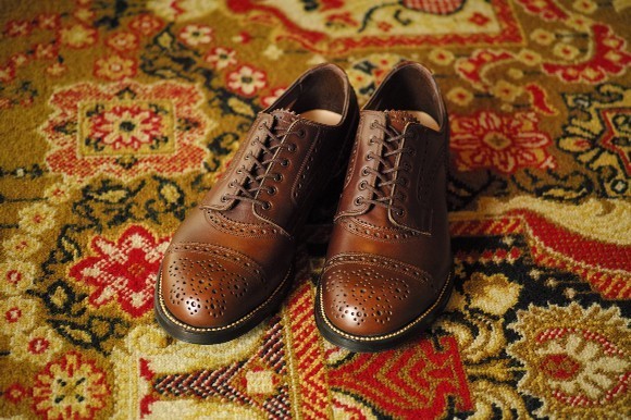 foot the coacher MENDELL (LEATHER SOLE) 1