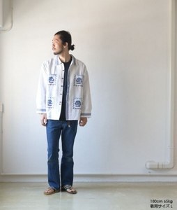 Long Sleeve Quetzal Shirt - Skull White - 画像4枚目