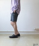 Heather Pile Shorts - T/CHARCOAL 5