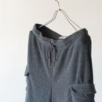 Heather Pile Shorts - T/CHARCOAL 3