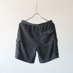 Heather Pile Shorts - T/CHARCOAL 2