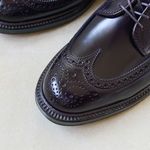 LONG WING TIP BLUCHER OX - Cordovan【Alden】 2