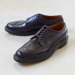 LONG WING TIP BLUCHER OX - Cordovan【Alden】 1