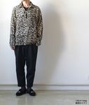 AiE レオパード シャツジャケット Lounge Shirt - Cotton Velveteen/Animal - Leopard【AiE