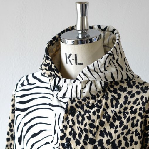 Krazy Parka - Cotton Velveteen/Animal - Zebra【AiE】 1