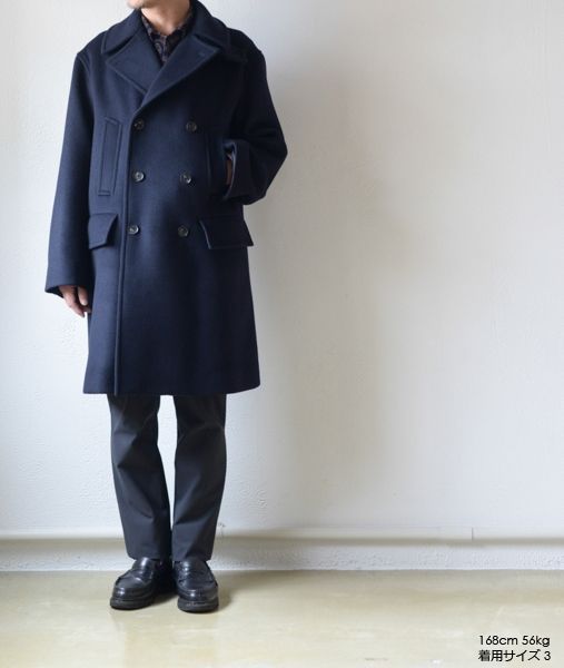 オーラリー/AURALEE  BEAVER MELTON P-COAT