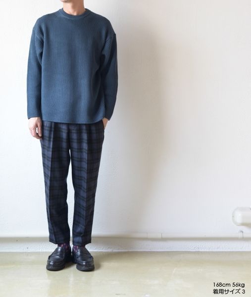 SUPER FINE WOOL RIB KNIT BIG P/O 【AURALEE】 - ドゥーバップの