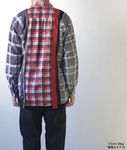 7 Cuts Flannel Shirt - Inserted 4 Cloths【Rebuild By Needles】 4