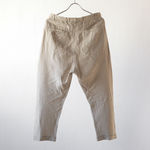 Tencel Linen Sarrouel Pants - Khaki【mando】 2