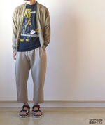 Tencel Linen Sarrouel Pants - Khaki【mando】 5