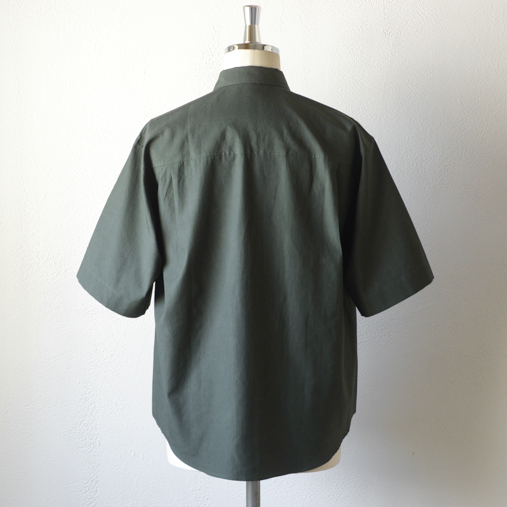 WASHED FINX TWILL HALF SLEEVED BIG SHIRTS - 【AURALEE】 写真