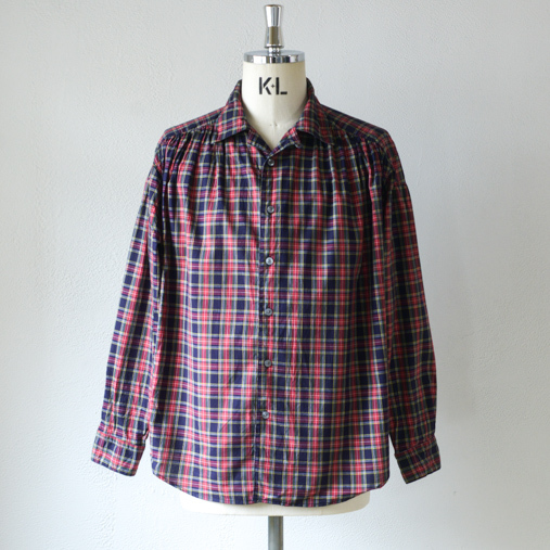 Painter Shirt - Tartan Check - Navy/Red【AiE】 1