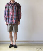 Painter Shirt - Tartan Check - Navy/Red【AiE】 5