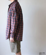 Painter Shirt - Tartan Check - Navy/Red【AiE】 4