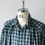 Painter Shirt - Tartan Check - Green/White【AiE】 3