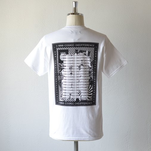 Printed T-shirt - Cosmin Indifference - Wht/Blk【Dead Feelin】 - 画像2枚目
